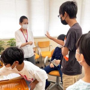 富士通オープンカレッジ燕三条校 ファイトキッズクラブ燕三条校 休憩時間はゲームで楽しく